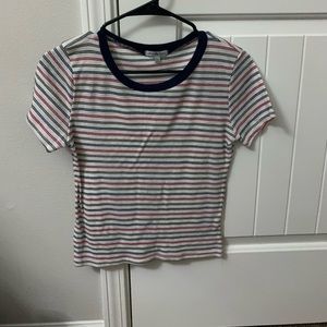 stripe crop top